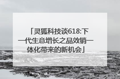 灵狐科技谈618:下一代生意增长之品效销一体化带来的新机会