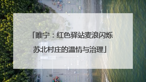 睢宁：红色驿站麦浪闪烁 苏北村庄的温情与治理