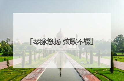 琴脉悠扬 弦歌不辍