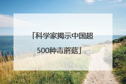 科学家揭示中国超500种毒蘑菇