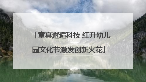 童真邂逅科技 红升幼儿园文化节激发创新火花