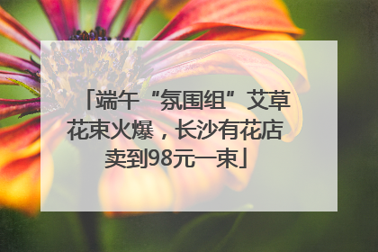 端午“氛围组”艾草花束火爆，长沙有花店卖到98元一束