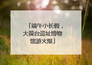 端午小长假，大葆台遗址博物馆游火爆