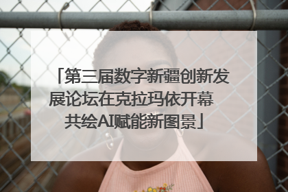 第三届数字新疆创新发展论坛在克拉玛依开幕 共绘AI赋能新图景