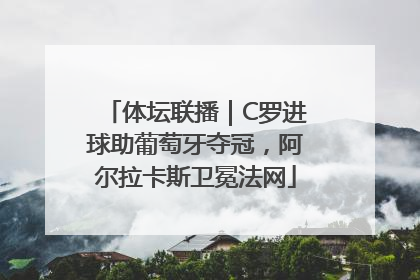 体坛联播｜C罗进球助葡萄牙夺冠，阿尔拉卡斯卫冕法网