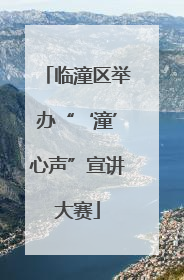 临潼区举办“‘潼’心声”宣讲大赛