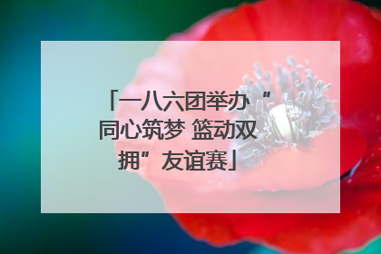 一八六团举办“同心筑梦 篮动双拥”友谊赛