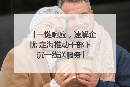 一链响应，速解企忧 定海推动干部下沉一线送服务