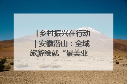 乡村振兴在行动｜安徽潜山：全域旅游绘就“景美业兴民富”新画卷