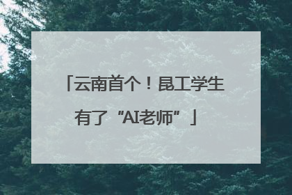 云南首个！昆工学生有了“AI老师”