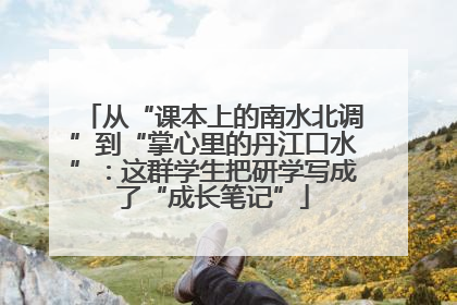 从“课本上的南水北调”到“掌心里的丹江口水”：这群学生把研学写成了“成长笔记”