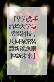 华为携手清华大学与岳能科技，共同探索智慧新能源集控新未来