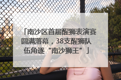 南沙区首届醒狮表演赛圆满落幕，38支醒狮队伍角逐“南沙狮王”