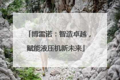博雷诺：智造卓越，赋能液压机新未来