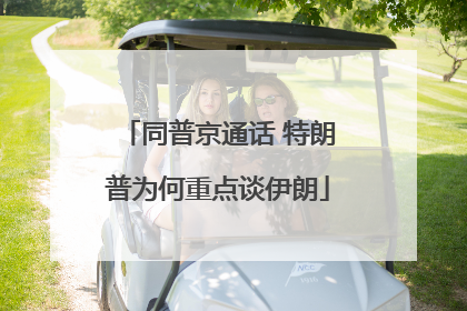 同普京通话 特朗普为何重点谈伊朗