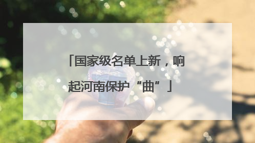 国家级名单上新，响起河南保护“曲”