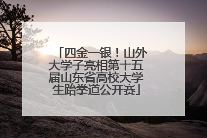 四金一银！山外大学子亮相第十五届山东省高校大学生跆拳道公开赛