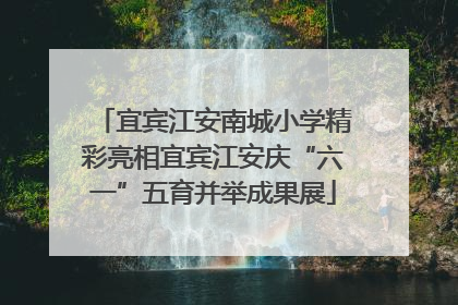 宜宾江安南城小学精彩亮相宜宾江安庆“六一”五育并举成果展