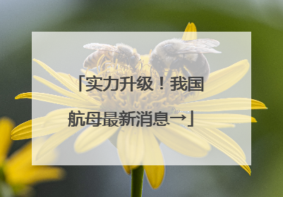 实力升级！我国航母最新消息→
