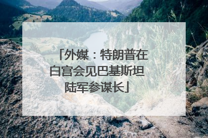 外媒：特朗普在白宫会见巴基斯坦陆军参谋长
