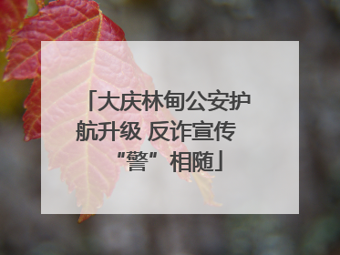 大庆林甸公安护航升级 反诈宣传“警”相随