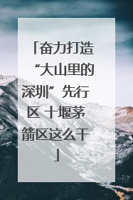 奋力打造“大山里的深圳”先行区 十堰茅箭区这么干