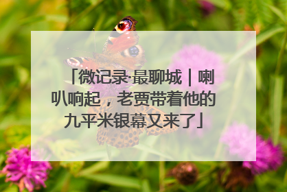微记录·最聊城｜喇叭响起，老贾带着他的九平米银幕又来了