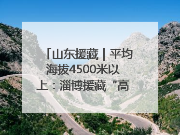 山东援藏｜平均海拔4500米以上：淄博援藏“高”在哪里？