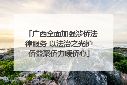 广西全面加强涉侨法律服务 以法治之光护侨益聚侨力暖侨心