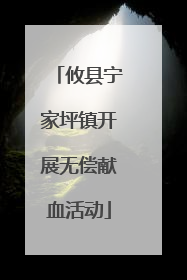 攸县宁家坪镇开展无偿献血活动