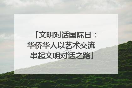 文明对话国际日：华侨华人以艺术交流串起文明对话之路