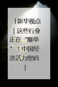 新华视点｜这些行业正在“爆单”！中国经济活力密码