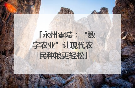永州零陵：“数字农业”让现代农民种粮更轻松
