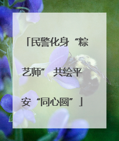 民警化身“粽艺师” 共绘平安“同心圆”