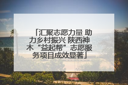 汇聚志愿力量 助力乡村振兴 陕西神木“益起帮”志愿服务项目成效显著
