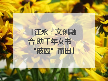 江永：文创融合 助千年女书“破圈”而出