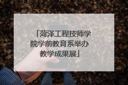 菏泽工程技师学院学前教育系举办教学成果展