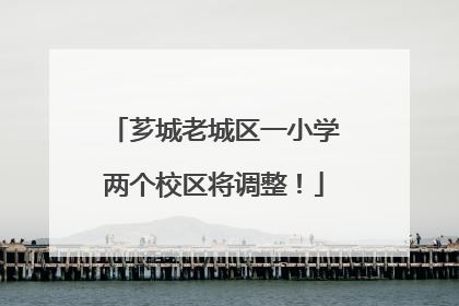 芗城老城区一小学两个校区将调整！