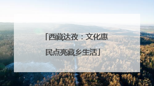 西藏达孜：文化惠民点亮藏乡生活