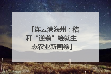 连云港海州：秸秆“逆袭”绘就生态农业新画卷