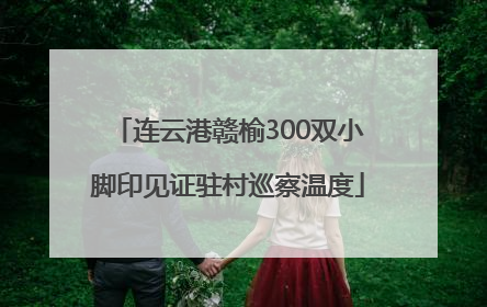 连云港赣榆300双小脚印见证驻村巡察温度