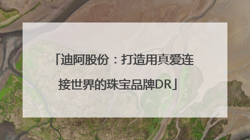 迪阿股份：打造用真爱连接世界的珠宝品牌DR