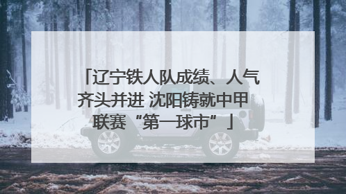 辽宁铁人队成绩、人气齐头并进 沈阳铸就中甲联赛“第一球市”