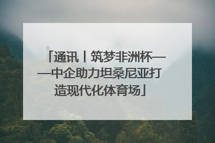 通讯丨筑梦非洲杯——中企助力坦桑尼亚打造现代化体育场