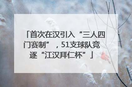 首次在汉引入“三人四门赛制”，51支球队竞逐“江汉拜仁杯”