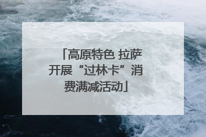 高原特色 拉萨开展“过林卡”消费满减活动