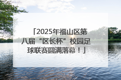 2025年福山区第八届“区长杯”校园足球联赛圆满落幕！