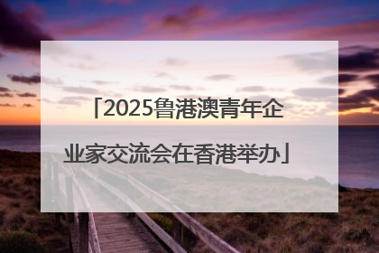 2025鲁港澳青年企业家交流会在香港举办