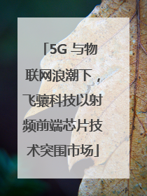 5G 与物联网浪潮下，飞骧科技以射频前端芯片技术突围市场